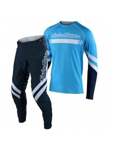 CONJUNTO TROY LEE DESIGNS 2021 SE ULTRA FACTORY - NAVY / OCEAN